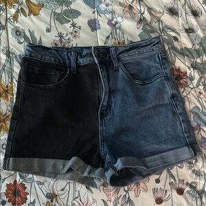 Rue21 Two-Tone Denim Women's Shorts size 6